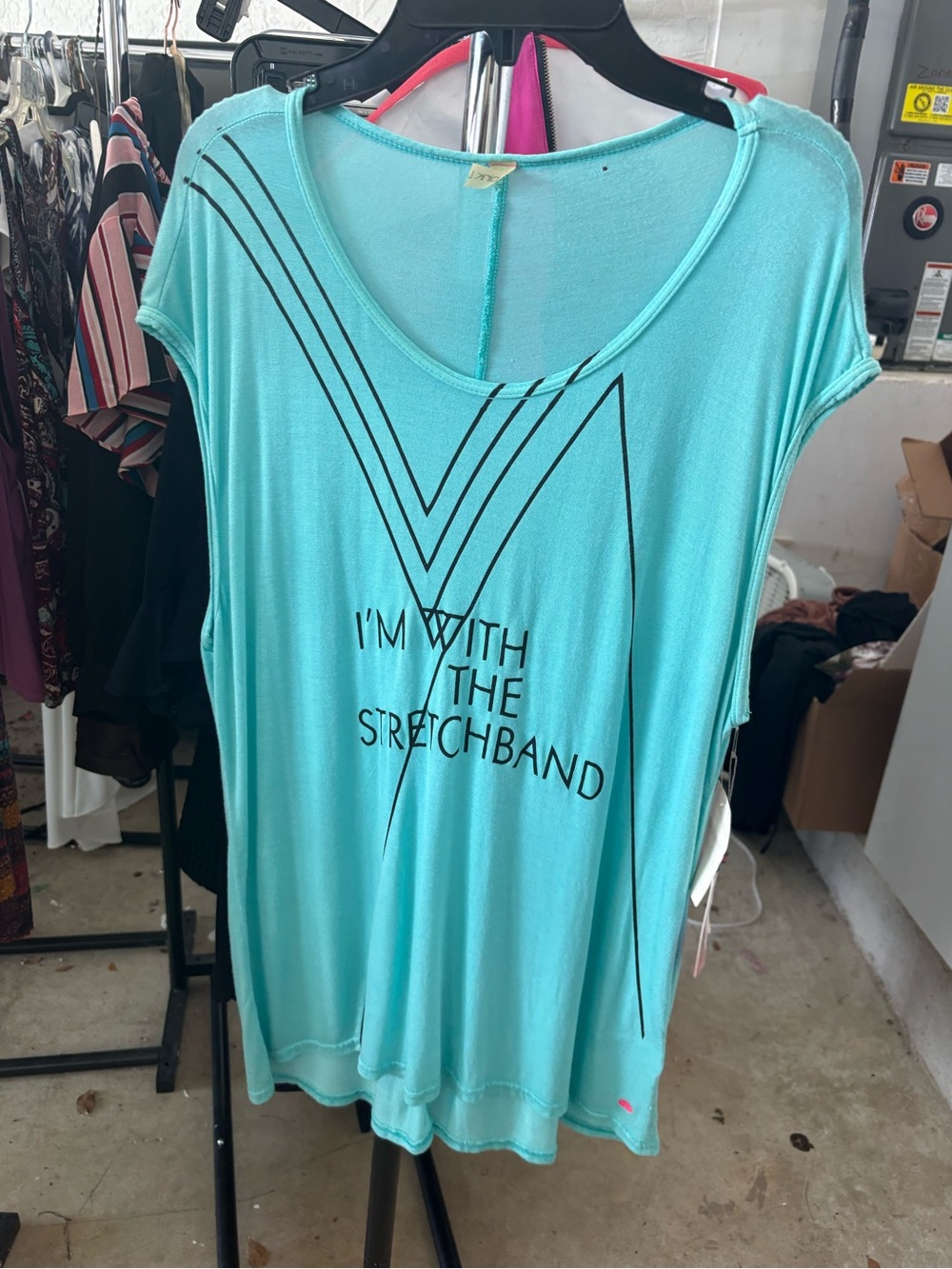 NWT pink lotus t shirt size large